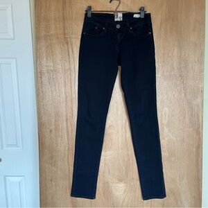 Dylan George Soft Ring Spun Denim Grace Regular Rise Indigo Skinny Jeans Sz 26